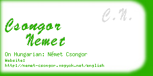 csongor nemet business card